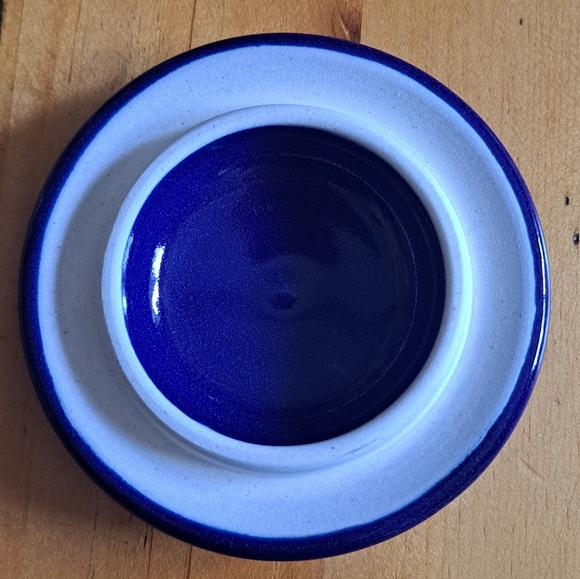 Deep Blue Ceramic Art Jar - Picture 4 of 5